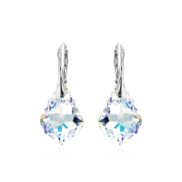 Crystal & Silver Ohrhänger Baroque in Silber...