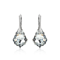 Crystal & Silver Ohrhänger Baroque in Silber...