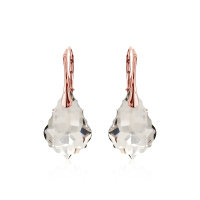 Crystal & Silver Ohrhänger Baroque Silber...