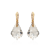 Crystal & Silver Ohrhänger Baroque Silber...