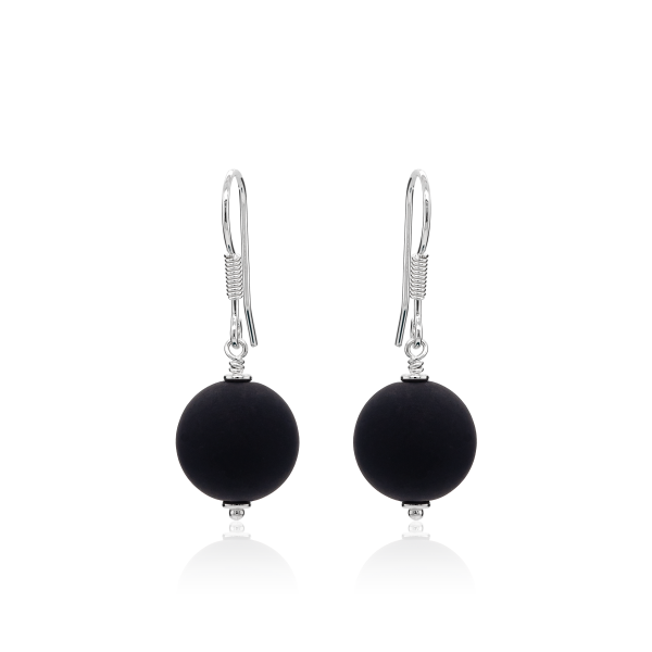 Ohrhänger mit Polaris-Perle Black