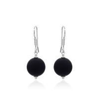 Ohrhänger mit Polaris-Perle Black