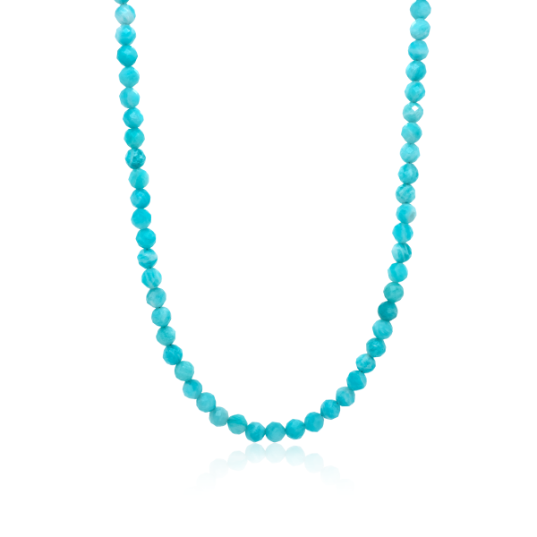 Stone & Silver Halskette Amazonit