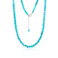 Stone & Silver Halskette Amazonit