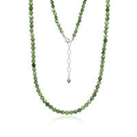 Stone & Silver Halskette Diopsit