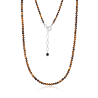Stone & Silver Choker-Halskette Tigerauge