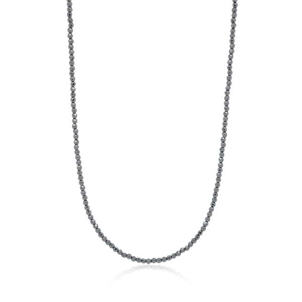 Stone & Silver Choker-Halskette Hämatit