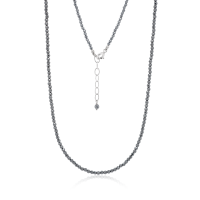 Stone & Silver Choker-Halskette Hämatit