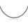 Stone & Silver Choker-Halskette Hämatit
