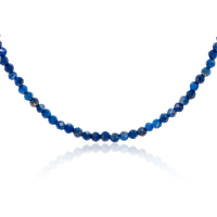 Stone &amp; Silver Choker-Halskette Lapis