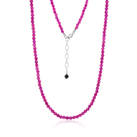 Stone & Silver Choker-Halskette Rubellit
