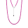 Stone & Silver Choker-Halskette Rubellit