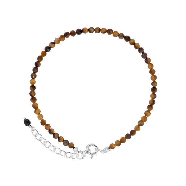 Stone & Silver Armband Tigerauge