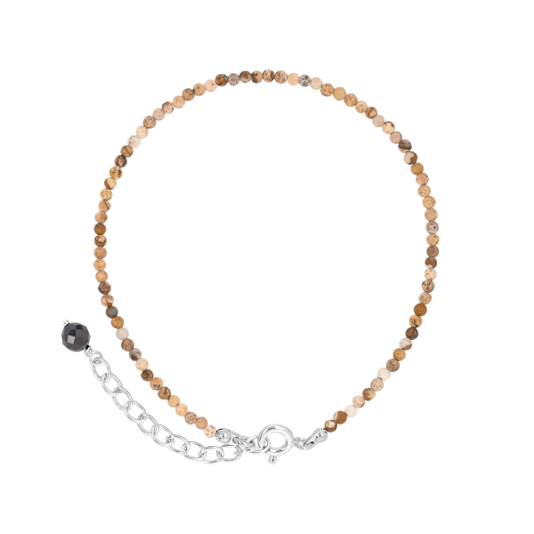 Stone & Silver Armband Bilderjaspis