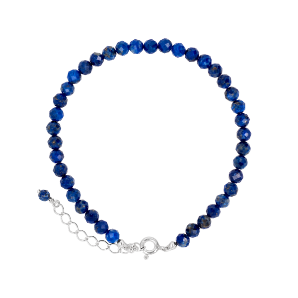 Stone & Silver Armband Lapis