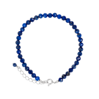 Stone &amp; Silver Armband Lapis