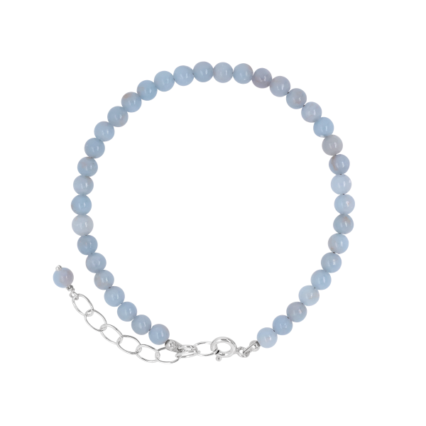 Stone & Silver Armband Angelit