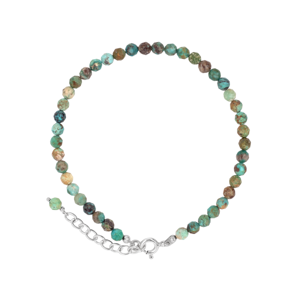 Stone & Silver Armband Türkis