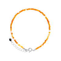 Stone & Silver Armband Achat versch. Farben