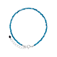 Stone & Silver Armband Achat versch. Farben