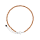 Stone & Silver Armband Granat Orangerot