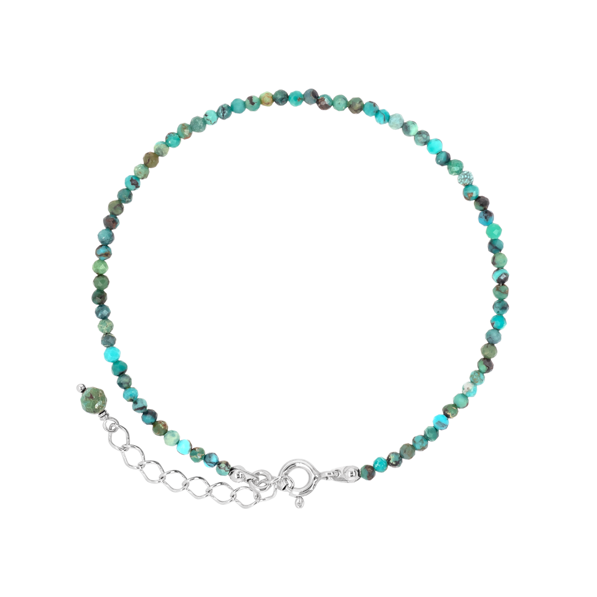 Armband mit Slider-Perlen türkis/gelb main image 0