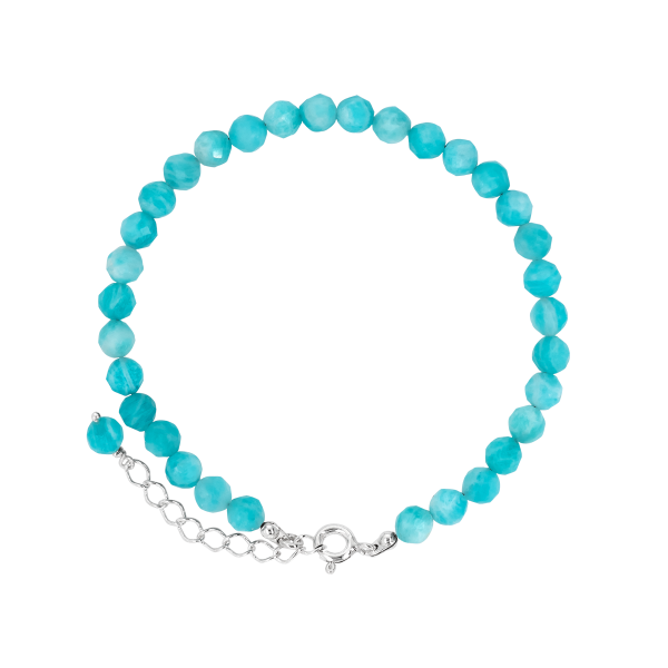 Stone & Silver Armband Amazonit