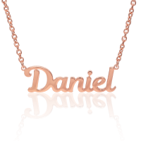Namenskette Modell "Daniel" mit Deinem Namen