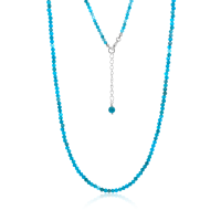 Stone & Silver Choker-Halskette Apatit