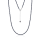 Stone &amp; Silver Halskette Spinell grau