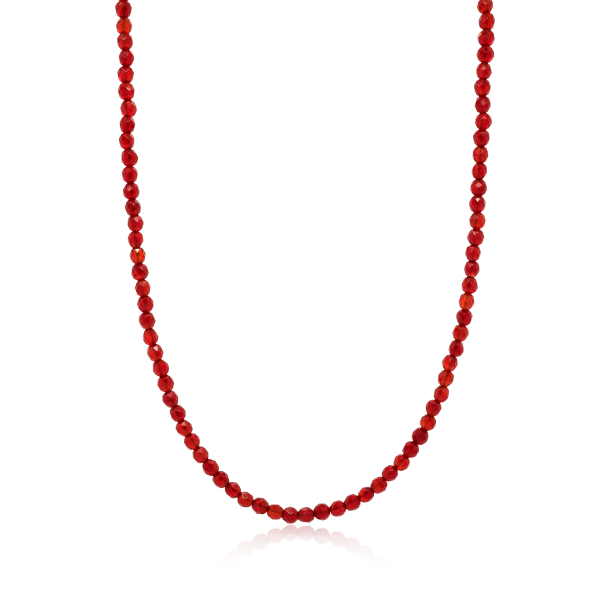 Stone & Silver Choker-Halskette Karneol