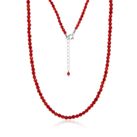 Stone & Silver Choker-Halskette Karneol