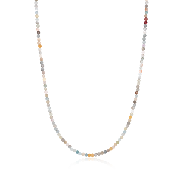 Stone & Silver Choker-Halskette Morganit