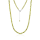 Stone & Silver Choker-Halskette Peridot