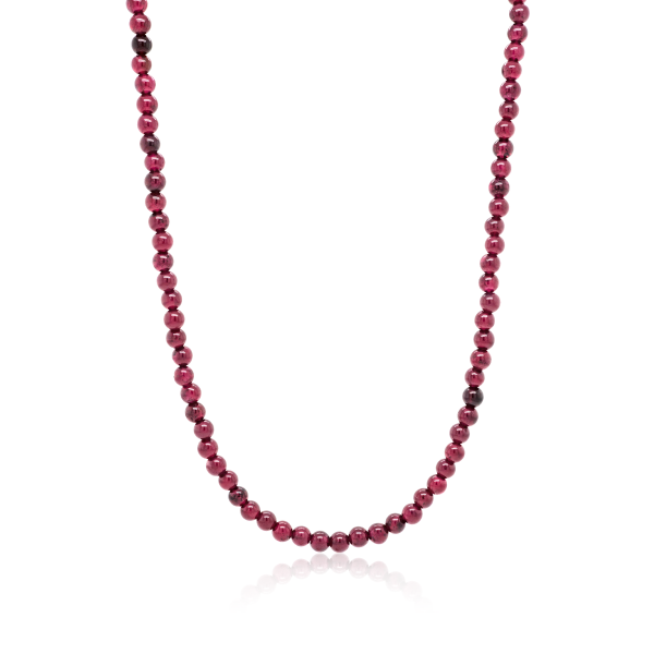 Stone & Silver Choker-Halskette Granat