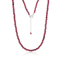 Stone & Silver Choker-Halskette Granat