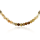 Stone & Silver Choker-Halskette Granat Grün