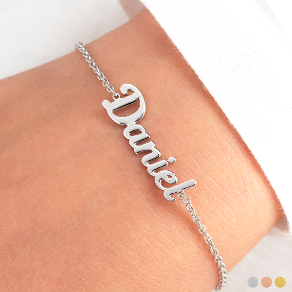 Armband &quot;Daniel&quot; mit Deinem Namen