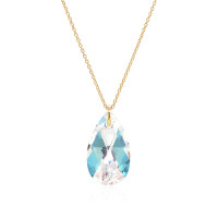 Crystal & Silver Halskette Pear Crystal Shimmer...