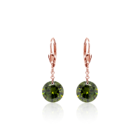 Crystal & Silver Pendel-Ohrhänger Zirkonia...