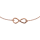 Armband in Silber Rosé vergoldet