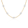 Pearl & Silver Choker-Halskette in Silber vergoldet