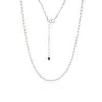 Pearl & Silver Choker-Halskette Perle