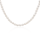 Pearl & Silver Choker-Halskette Perle