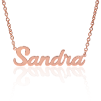 Namenskette Modell "Sandra" mit Deinem Namen