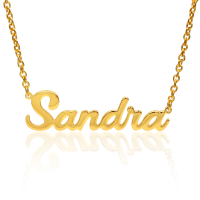 Namenskette Modell "Sandra" mit Deinem Namen