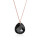 Crystal & Silver Halskette Twist Silver Night Silber Rosé