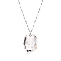 Crystal & Silver Halskette Graphic Silver Shade in...