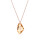 Crystal & Silver Halskette Galactic Golden Shadow Silber Rosé