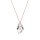 Crystal & Silver Halskette Galactic Moonlight Silber Rosé